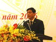 Thứ trưởng Nguyễn Ngọc Đông trình bày báo cáo kết quả hoạt động của toàn Ngành trong Quý I và triển khai nhiệm vụ Quý II/2016.