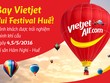 Bay Vietjet vui Festival Huế, hành khách được trải nghiệm khinh khí cầu