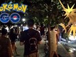 Hàng trăm người cùng hội về một điểm trong Công viên Trung tâm để "săn" một Pokemon hiếm.