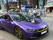 BMW i8 độ màu tím tại Sài Gòn. Ảnh: H2 Decal.