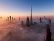 Chiêm ngưỡng “ốc đảo” Dubai chìm trong màn sương mù huyền ảo