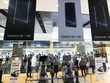 Điện thoại Galaxy S8 và S8 Plus trưng bày tại trụ sở của Samsung ở Seoul ngày 19/4. (Nguồn: EPA/TTXVN)