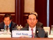 Chủ tịch nước Việt Nam dự Diễn đàn Vành đai và Con đường tại Bắc Kinh hôm qua. Ảnh: TTXVN