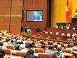 Tại kỳ họp lần này, Quốc hội dành 2,5 ngày thảo luận về kinh tế - xã hội và ngân sách. Ảnh: Giang Huy