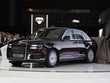 Aurus Senat sedan ra mắt tại triển lãm ôtô Moskva, sự kiện diễn ra từ 28/8 đến 8/9. Ảnh: Motor1.