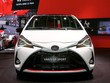 Mẫu hatchback thể thao Yaris GR Sport tại triển lãm xe hơi đang diễn ra tại Paris, Pháp. 
