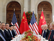 Đoàn lãnh đạo Mỹ - Trung gặp nhau tại G20 ở Argentina tháng 12/2018. Ảnh: Reuters.
