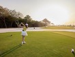 Sân golf là sản phẩm bắt tay giữa tập đoàn Sun Group và sự tài hoa của IMG – tập đoàn thiết kế và quản lý sân golf hàng đầu thế giới.