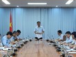 Chủ tịch UBND tỉnh Quảng Bình Trần Thắng chủ trì cuộc họp với các sở ban ngành liên quan.