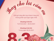 SCB tri ân khách hàng nữ nhân dịp 8/3