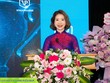 Bà Hàn Thị Khánh Vinh – Thành viên HĐQT, Tổng Giám đốc trình bày Báo cáo KQKD năm 2023 và KH năm 2024