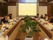 Đại diện lãnh đạo Hải Phát Invest trao đổi với đại diện các Nhà đầu tư.