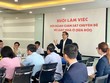 Ông Nguyễn Tiến Dũng, Tổng giám đốc Công ty SAVISTA phát biểu tại buổi làm việc.