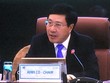 Phó Thủ tướng, Bộ trưởng Ngoại giao Phạm Bình Minh phát biểu khai mạc Hội nghị liên Bộ trưởng Ngoại giao-Kinh tế APEC. Ảnh: VGP