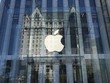 Biểu tượng Apple tại New York, Mỹ. (Nguồn: AFP)