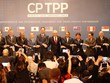 Đại diện các nước tham gia ký kết CPTPP tại Chile. Ảnh: Reuters
