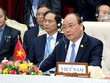 Thủ tướng Việt Nam Nguyễn Xuân Phúc tại Hội nghị Mekong - Lan Thương tại Campuchia hồi tháng một năm nay, Ảnh: Chinhphu.vn