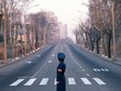 Đường phố vắng vẻ ở thủ đô Bình Nhưỡng, Triều Tiên. Ảnh: RT.