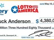 Công ty xổ số bang Iowa cho biết ông Chuck Anderson là người trúng giải độc đắc trị giá gần 100 tỷ đồng trong tuần này. (Nguồn: Special to the Register)