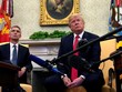 Tổng thống Mỹ Donald Trump và Tổng thư ký NATO Jens Stoltenberg. (Ảnh: Reuters)
