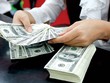Giao dịch USD tại ngân hàng thương mại ở TP HCM.
