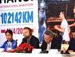 Giải Chạy Marathon Quốc tế Hà Nội (Hanoi International Marathon) hướng đến trở thành giải marathon quốc tế tầm cỡ như Boston (Mỹ) hay London (Anh). Ảnh: Buổi họp báo giới thiệu giải chạy Hanoi International Marathon 2019 diễn ra sáng 14/6/2018 tại Hà Nội.