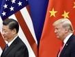Chủ tịch Trung Quốc - Tập Cận Bình và Tổng thống Mỹ - Donald Trump. Ảnh: Kyodo.