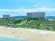 Chạy dọc theo đại lộ Nguyễn Tất Thành,Phố Resort tại Bãi Dài hứa hẹn sẽ trở thành Thiên đường nghỉ dưỡng bậc nhất Việt Nam