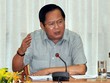 Ông Nguyễn Hữu Tín trong buổi làm việc năm 2014.
