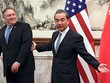 Ngoại trưởng Mỹ Mike Pompeo (trái) và Ngoại trưởng Trung Quốc Vương Nghị trong cuộc gặp tại Bắc Kinh hôm 8/10. Ảnh: Reuters.