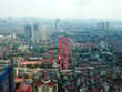 Dự án đường Đầm Hồng - Giáp Bát chạy qua đường Giải Phóng nối với đường Kim Đồng, nơi dự kiến làm hầm chui đến nay chưa được giải phóng mặt bằng. Ảnh: Phạm Hùng.