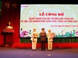 Công bố quyết định nhân sự của Bộ trưởng Bộ Công an