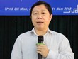 Giám đốc Sở TTTT Dương Anh Đức tại buổi họp báo chiều 28/11. Ảnh: Dương Trang.