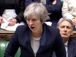 Thủ tướng Anh Theresa May phát biểu tại quốc hội sau cuộc bỏ phiếu hôm 15/1. Ảnh:Reuters.