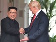 Tổng thống Donald Trump gặp nhà lãnh đạo Kim Jong-un tại Singapore. (Ảnh: Getty).