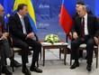 Tổng thống Nga Vladimir Putin đã có cuộc gặp với Thủ tướng Thụy Điển Stefan Leven ngày 9/4. (Ảnh:  Kremlin).