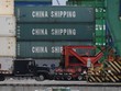 Hàng hóa Trung Quốc được xếp tại cảng ở Long Beach, California, Mỹ ngày 10/5/2019. (Nguồn: AFP/TTXVN).