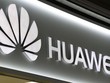 Logo Huawei được trưng bày tại Osaka vào tháng 5. Ảnh: Kyodo.