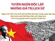 [Infographics] Tuyên ngôn độc lập - Những giá trị lịch sử