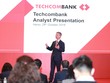 Tồng Giám Đốc Techcombank Nguyễn Lê Quốc Anh thông tin về hiệu quả hoạt động của ngân hàng Techcombank.