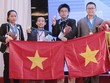 Học sinh Việt Nam giành huy chương vàng Khoa học tại IMSO 2019, chiều 30/11. Ảnh: Thanh Hằng