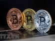 Đồng Bitcoin. (Ảnh: AFP/TTXVN)