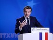 Tổng thống Pháp Emmanuel Macron phát biểu tại hội nghị ở Brussels, Bỉ, ngày 13/12. (Ảnh: THX/TTXVN)