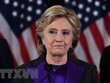 Cựu Ngoại trưởng Mỹ Hillary Clinton tại một sự kiện ở New York, tháng 11/2016. (Ảnh: AFP/TTXVN).