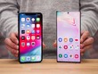Hai mẫu điện thoại iPhone 11 Pro Max và Galaxy Note 10. (Nguồn: PhoneArena).