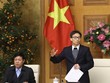 Phó Thủ tướng Vũ Đức Đam chỉ đạo tại cuộc họp triển khai các biện pháp phong, chống dịch COVID-19 ngày 5/2/2020 (Ảnh: Văn Điệp/TTXVN).