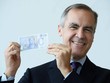 Thống đốc Ngân hàng Anh quốc Mark Carney giới thiệu đồng 20 bảng Anh mới. (Nguồn: Getty Images).