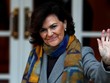 Phó thủ tướng Tây Ban Nha Carmen Calvo tại Madrid hồi tháng một. Ảnh: Reuters.