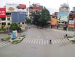 Đường phố Hà Nội vắng lặng trong những ngày giãn cách xã hội. (Ảnh: Thanh Tùng/TTXVN).