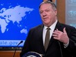 Ngoại trưởng Mỹ Mike Pompeo phát biểu tại một cuộc họp báo ở Bộ Ngoại giao ngày 22/4. Ảnh: Reuters.